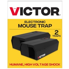 Victor Humane Mouse Traps Indoor for Home – M250BSR-2 – No 2 Traps, Black