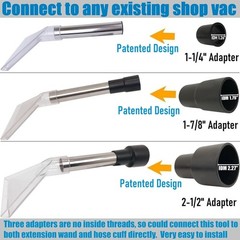 Happy Tree Universal Fit All Shop Vacs with 2-1/2″ and 1-7/8″ Large