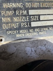 CAT Pump 2200 PSI 5 Frame Triplex Plunger Pump Belt Driven 1″ Shaft *UNTESTED*