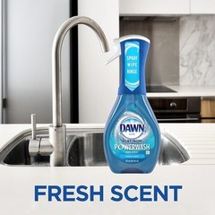Dawn Powerwash Spray, Dish Soap, Dishwashing Liquid, Fresh, 1 Starter Kit + 3