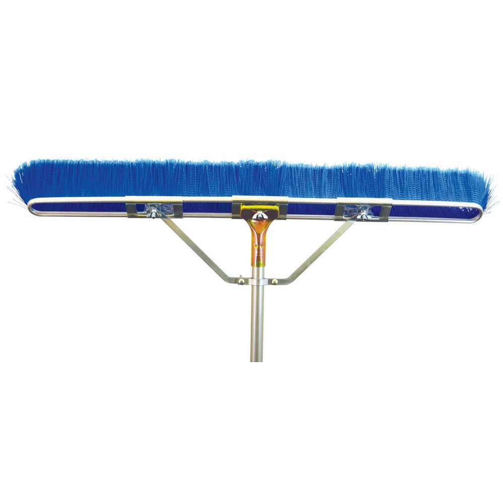Bruske 29 In. W. x 65 In. L. Steel Handle Fine Sweep Push Broom 2136-CS Bruske