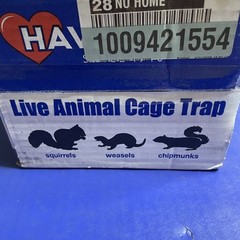 Havahart Small Live Catch Cage Trap 18in Chipmunk Squirrels Weasels Rodents 1026