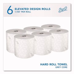 Scott 25703 1,150 ft 1-Ply Pro Hard Roll Paper Towels – Gray Core (6-RL/CT) New