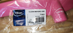 Vikan 24″ Squeegee Pink 71601 Single Blade Ultra Hygiene Replacement EuroThread