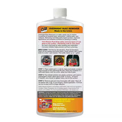 32 Oz. Overnight Rust Remover Soak Metal Polish Cleaner – Concentrate Makes 1 Ga