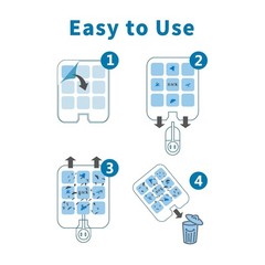36 Pack Refill Glue Boards Compatible with Safer Home SH502 SH503, BLUE