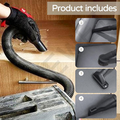 14-37-0105 18V Wet/Dry Vac Hose Assembly with Universal Attachments Adapter Kit