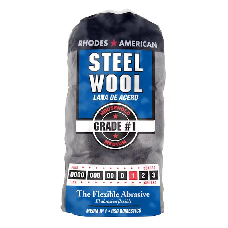 Medium Grade #1 Steel Wool (12-Pad)