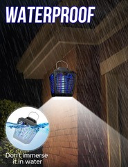 Bug Zapper Outdoor, Mosquito Zapper with LED Light, Fly Zapper Outdoor Indoor, I