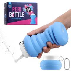 Cynpel Foldable Peri Bottle – Compact Leak-Proof Portable Travel Bidet Blue