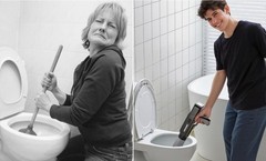 ‌Electric Toilet Plunger for Bathroom, High-Pressure Heavey Duty Clog Remover