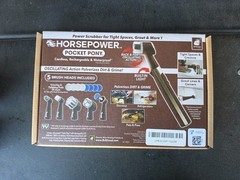 Bulbhead Horsepower Pocket Pony Cordless Waterproof Oscillating Power Scrubber