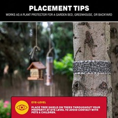 Catchmaster Tree Shield Lantern Fly & Ant Traps Insect Barrier, 12 Rolls, Red