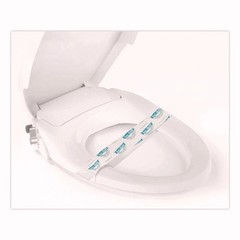 Bagcraft 300591 Sani/Shield 16″ x 1.5″ Toilet Seat Band – BL/WT (1000/CT) New
