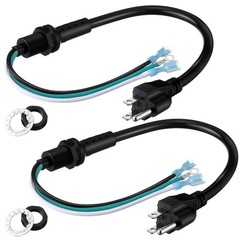 Dreyoo 2 Pack 100641 Power Cord Parts Compatible with ProTeam Backpack Black