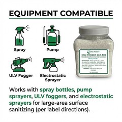 Hypochlorous Acid Granules 1-Pound Commercial Disinfectant 56-112 Gallons