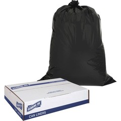 Genuine Joe GJO02311 Heavy Duty Trash Bag 42 Gal Black