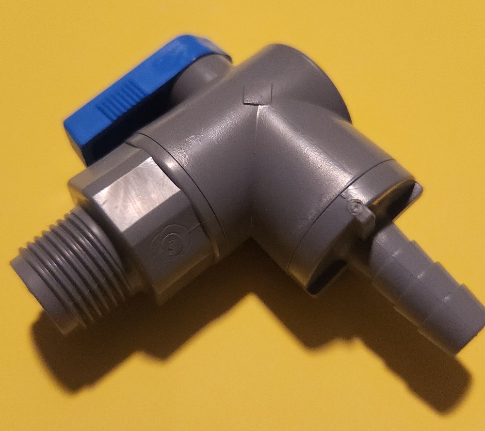 Windsor/Karcher ball valve for Chariot 20 floor scrubber Item #8.634-604.0