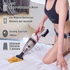 Hilipe Cordless Vacuum Cleaner For Makita 18V Battery Handheld Vacuum Easyclean