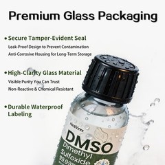 99.99% Pure DMSO Liquid 8 FL OZ – 4-Pack (2 fl oz Each) High 4 Pack