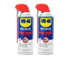 WD 40 Specialist Penetrant Low Odor Twin Pack Fast Acting Rust Removal 50 Sta…
