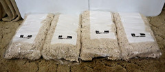 Lot of 4 New Commercial Grade Infinity Twist Dry Dust Mop Head 60″ x 6″ 3A06