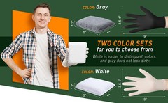 24 Set Wood Stain Applicators and Disposable Latex Gloves
