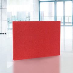 Americo Red Buffer Floor Pad, for Light Cleaning and Buffing, 14″x28″, 5