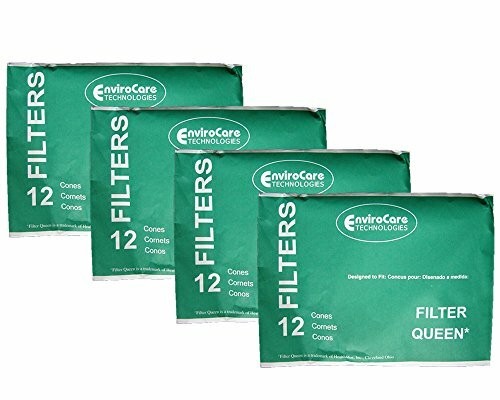 EnviroCare Replacement Vacuum Filter Cones Made to fit Filter Queen Vacuums 4..
