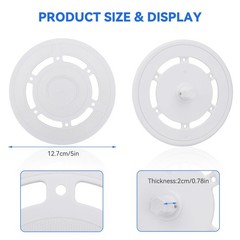 Mop Pad Plate Accessories for Ecovacs Deebot T20 Omni/ – 2 Pack