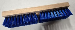 Carlisle 3627514 12″ Deck Scrub Brush Stiff Blue Polypropylene Bristles