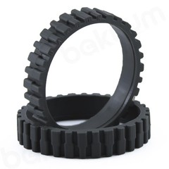 EPIEZA Grey Wheels Tires for Eufy Robovac 11 and 11C and ECOVACS N79, N79S. Repl