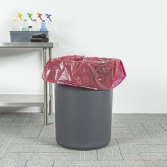 Restaurantware Biohazard Waste Bags 50 Count 40 X 46 Inches Plastic