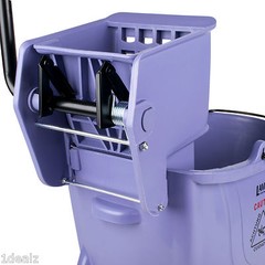 Industrial Janitorial Brown 35 Quart Mop Bucket & Wringer Combo + $5 bonus