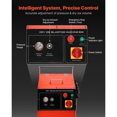 Dry Ice Blasting Machine 11LBS / 5KG Capacity Dry Ice Cleaning Machine