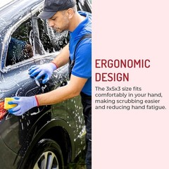 HI-TECH Do All Scrubber Sponge Large 3X5X3 Great for Auto Detailing and Home Use