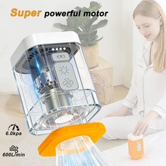 Portable Vacuum Storage Bag Pump, Travel Cordless Electric Rechargeable