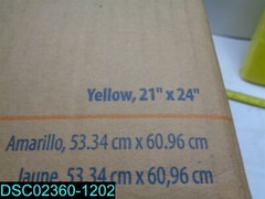 Qty=400 TASKBRAND DS-M Duster, 21″X24″, Quarterfold, Polybag, Yellow