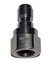 Prima 3/8 NPT Plug Female Stainless Steel Quick Connect- Veloci MTM Hydro USA