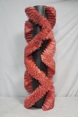 45 inch long scrub roller brush, 5-13/16 inch inside diameter, 14.5 in diameter