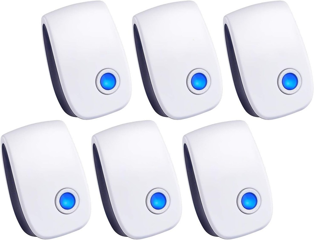 2026 Upgraded Ultrasonic Repellent, Electronic Plug in Indoor Pest white