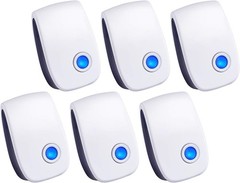 2026 Upgraded Ultrasonic Repellent, Electronic Plug in Indoor Pest white
