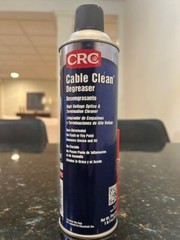 CRC Cable Cleaner, Degreaser, 18oz High Voltage Splice Cleaner – 02064