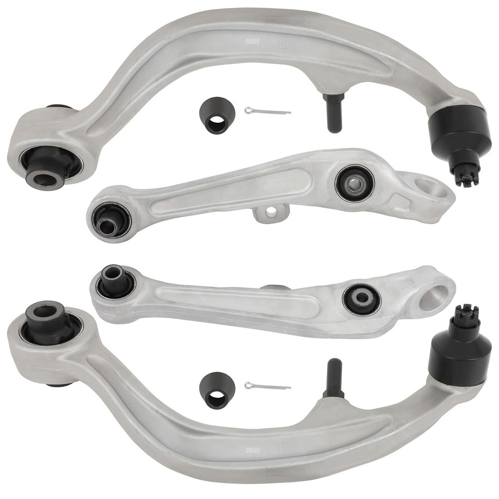4Pc Front Lwr Control Arms w/ Ball Jts Fit Infiniti G35 03-07/Nissan 350Z 03-09
