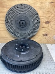 Lot 3 430034 Minuteman Rotary Floor Scrubber Brushes 16” Blue Black Gray Nylon