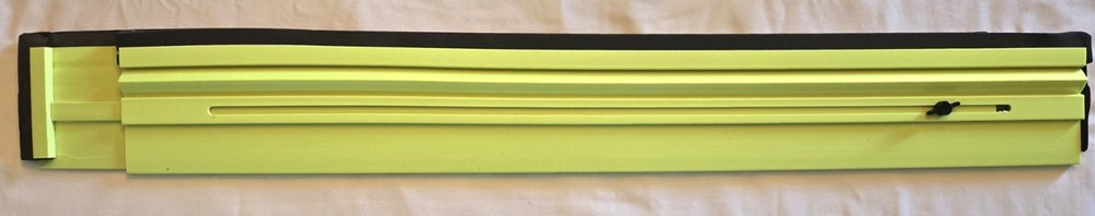 Impact Floor Guard Dam 7240 Extends 24″ to 40″ Rubber Yellow/Green Fluorescent