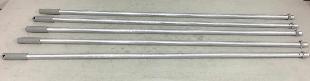 Perfect Clean 140 cm Mop Handle Aluminum Gray, 140cm HKN83140-GY Lot of 5