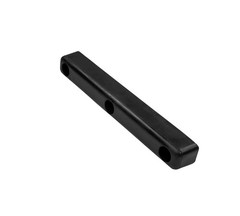 16″x2″x2″ Rectangular Rubber Dock Bumper with 3 Holes – Impact Resistant Molded