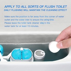 KIISIISO Toilet Bowl Cleaners Tablets(12 Pack), 12 Count (Pack of 1)
