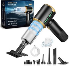 Cordless Car Vacuum Cleaner: Handheld Vacuum with 16000Pa Strong Suction, Brushl